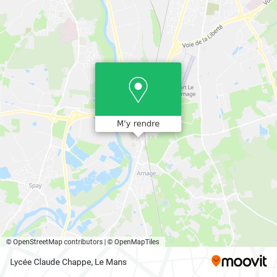 Lycée Claude Chappe plan