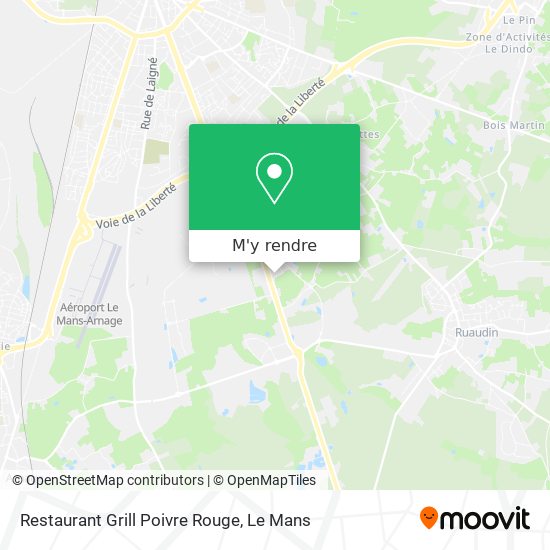 Restaurant Grill Poivre Rouge plan