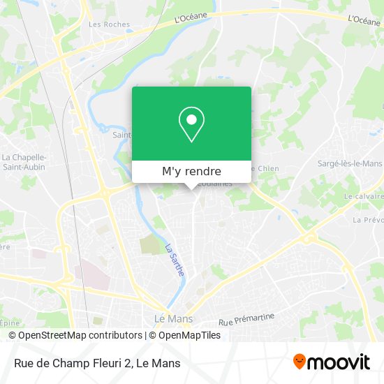 Rue de Champ Fleuri 2 plan