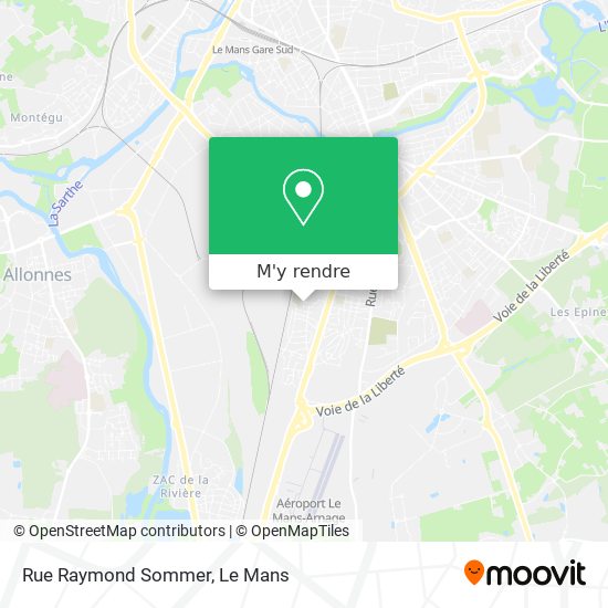 Rue Raymond Sommer plan