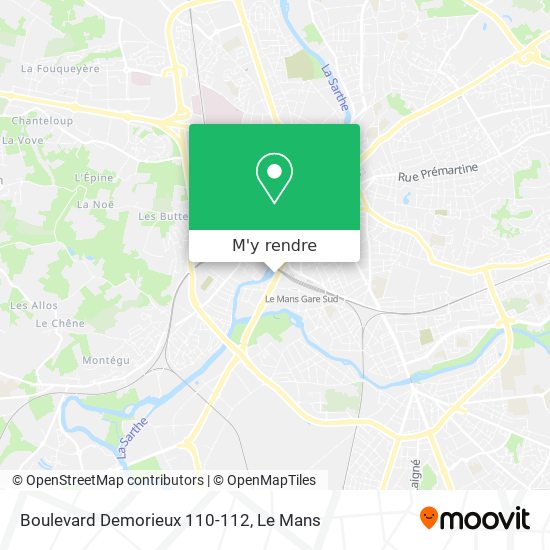 Boulevard Demorieux 110-112 plan