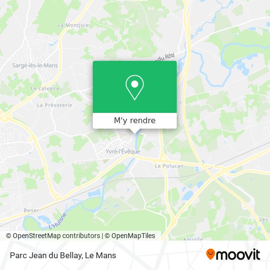 Parc Jean du Bellay plan