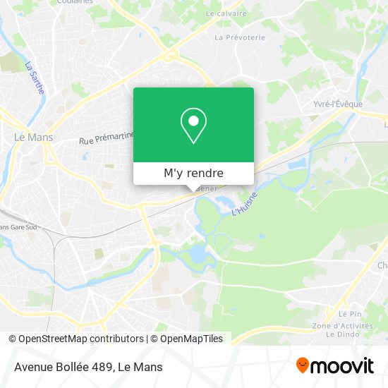 Avenue Bollée 489 plan