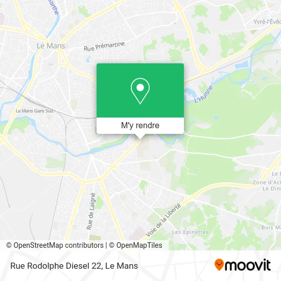 Rue Rodolphe Diesel 22 plan