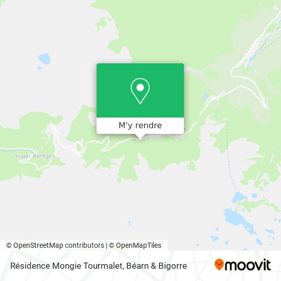 Résidence Mongie Tourmalet plan