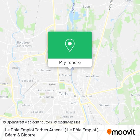 Le Pole Emploi Tarbes Arsenal ( Le Pôle Emploi ) plan