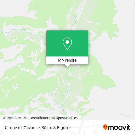 Cirque de Gavarnie plan