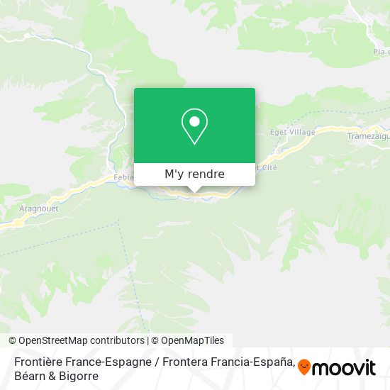 Frontière France-Espagne / Frontera Francia-España plan