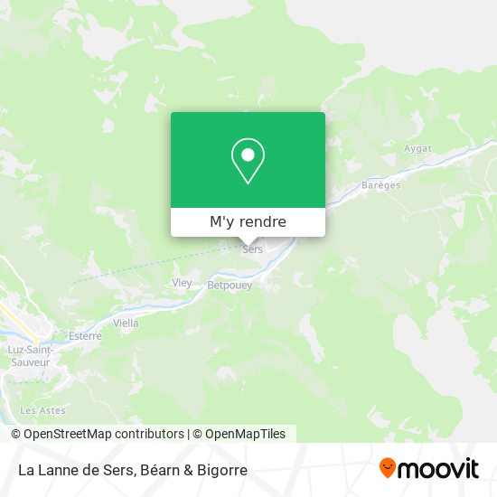 La Lanne de Sers plan