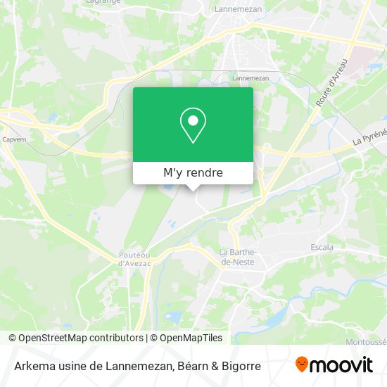 Arkema usine de Lannemezan plan
