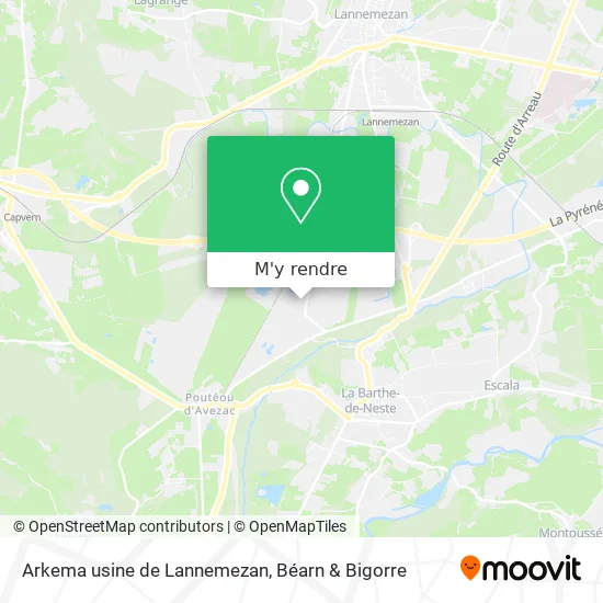 Arkema usine de Lannemezan plan