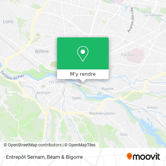 Entrepôt Sernam plan