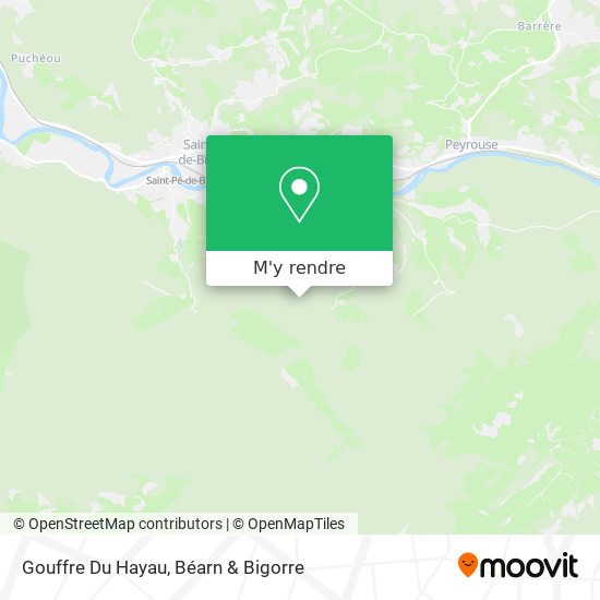 Gouffre Du Hayau plan