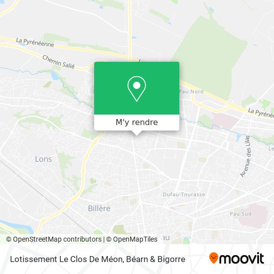 Lotissement Le Clos De Méon plan