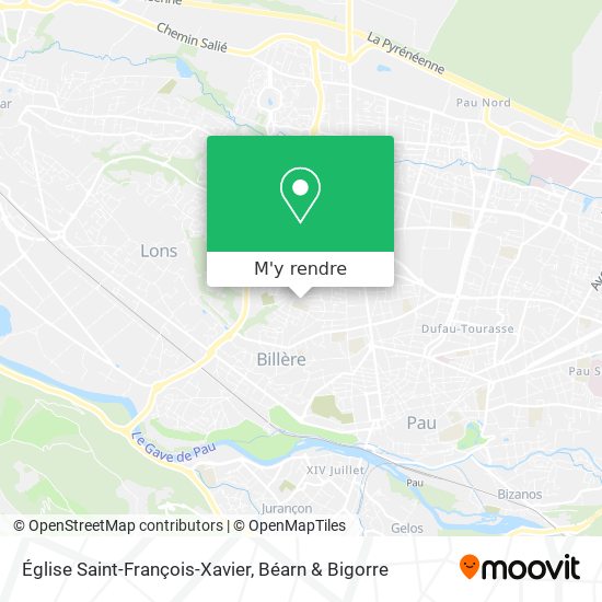Église Saint-François-Xavier plan