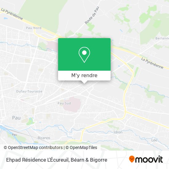 Ehpad Résidence L'Écureuil plan