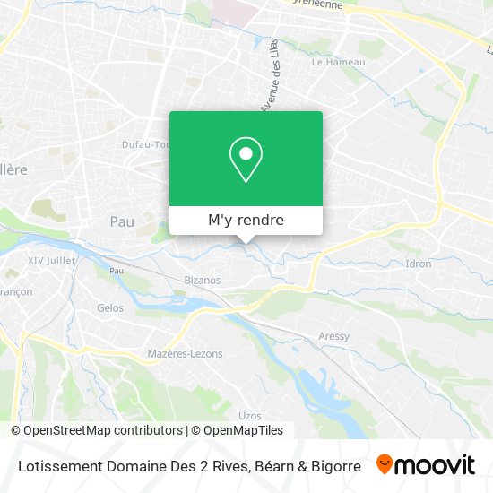Lotissement Domaine Des 2 Rives plan