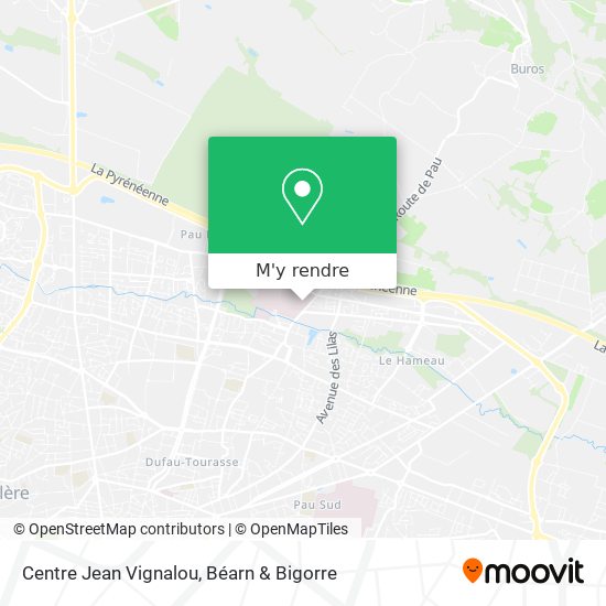 Centre Jean Vignalou plan