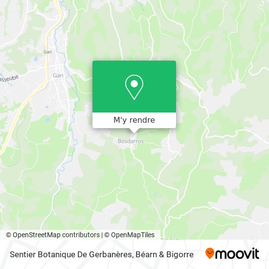 Sentier Botanique De Gerbanères plan