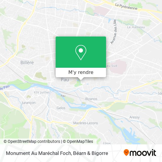 Monument Au Maréchal Foch plan
