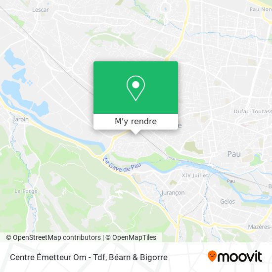 Centre Émetteur Om - Tdf plan