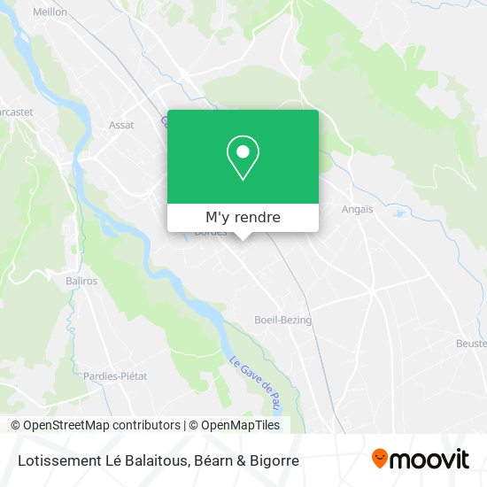 Lotissement Lé Balaitous plan