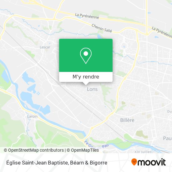 Église Saint-Jean Baptiste plan