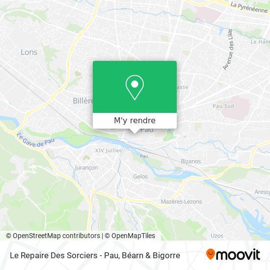 Le Repaire Des Sorciers - Pau plan
