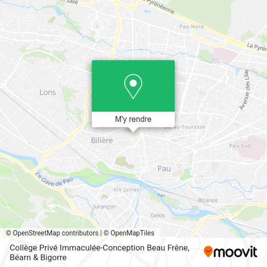 Collège Privé Immaculée-Conception Beau Frêne plan