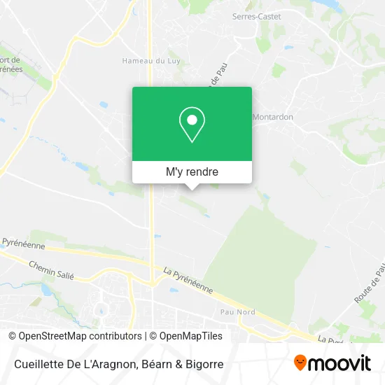 Cueillette De L'Aragnon plan