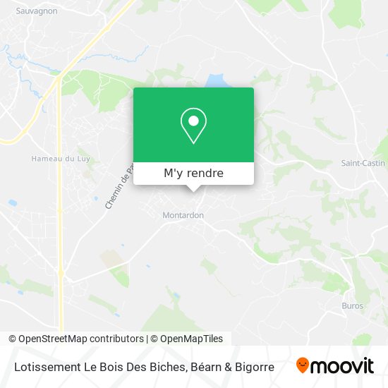 Lotissement Le Bois Des Biches plan