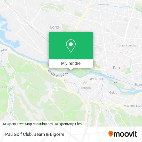Pau Golf Club plan