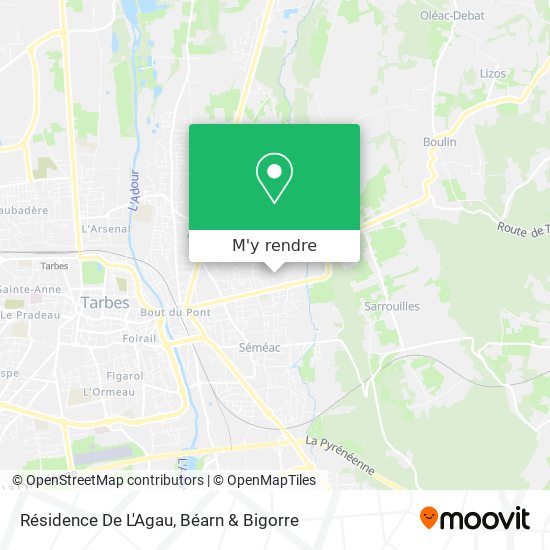 Résidence De L'Agau plan