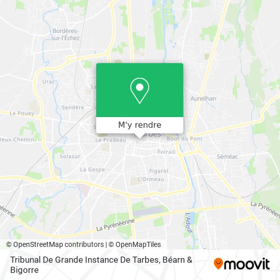 Tribunal De Grande Instance De Tarbes plan