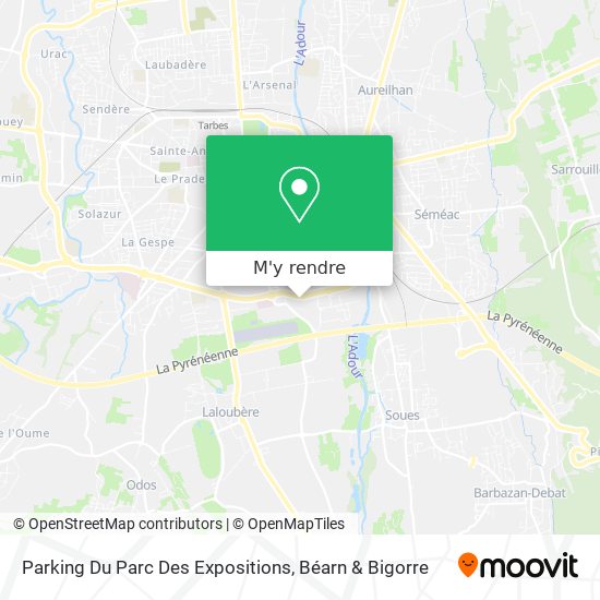 Parking Du Parc Des Expositions plan