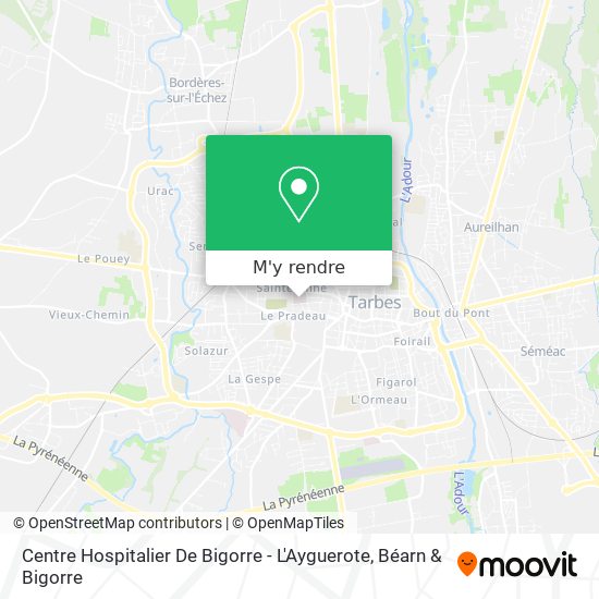 Centre Hospitalier De Bigorre - L'Ayguerote plan