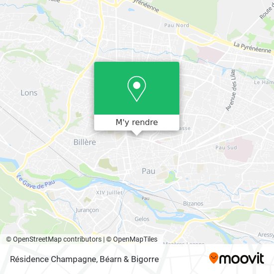 Résidence Champagne plan