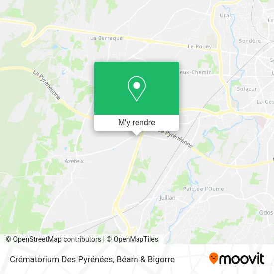 Crématorium Des Pyrénées plan