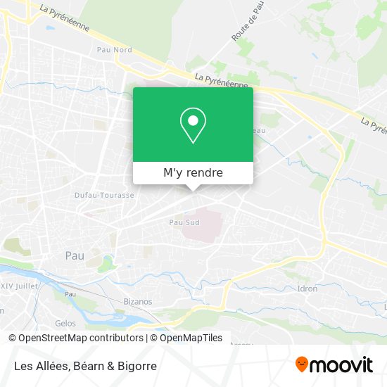 Les Allées plan