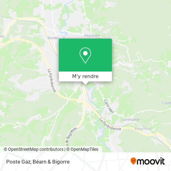 Poste Gaz plan