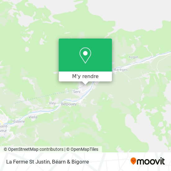 La Ferme St Justin plan