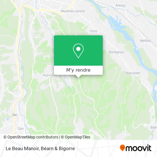 Le Beau Manoir plan