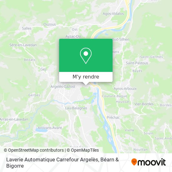 Laverie Automatique Carrefour Argelès plan