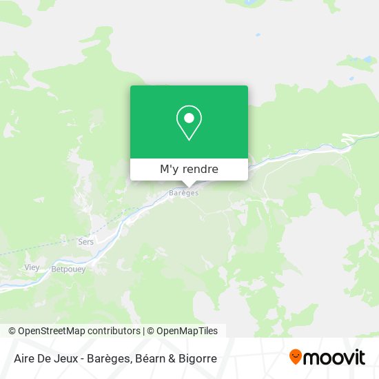Aire De Jeux - Barèges plan