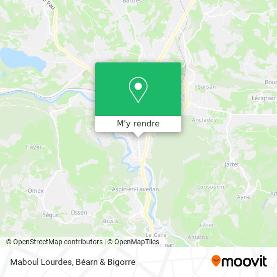 Maboul Lourdes plan