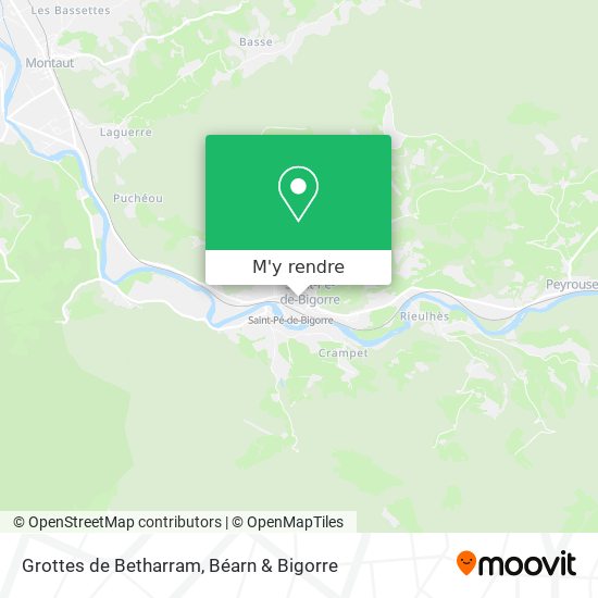 Grottes de Betharram plan