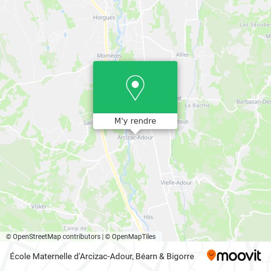 École Maternelle d'Arcizac-Adour plan