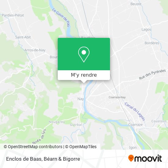 Enclos de Baas plan
