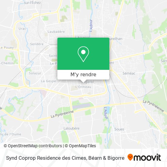 Synd Coprop Residence des Cimes plan
