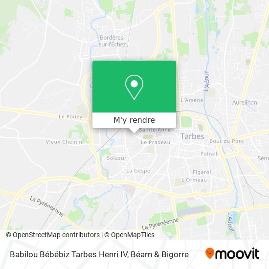 Babilou Bébébiz Tarbes Henri IV plan